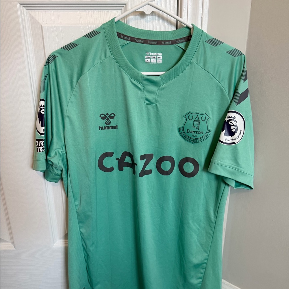 Hummel Teal Everton Football Shirt